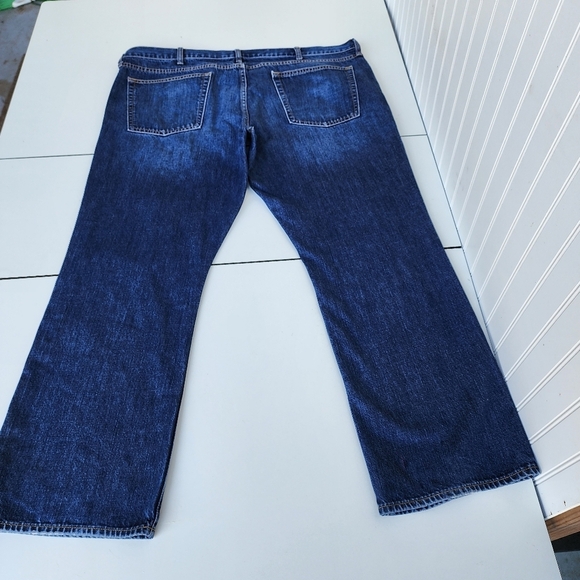 OLD NAVY Men's Famous Jeans Blue Denim Boot Cut Medium Wash 100% Cotton 42X32 - Picture 7 of 9